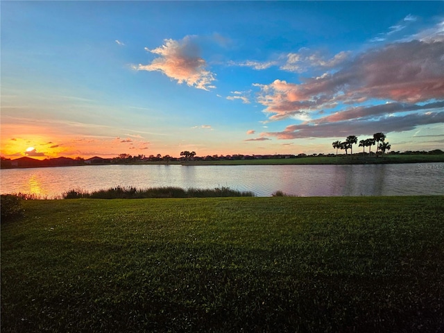 property view of water