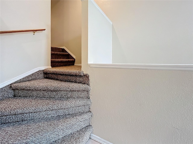 view of stairs