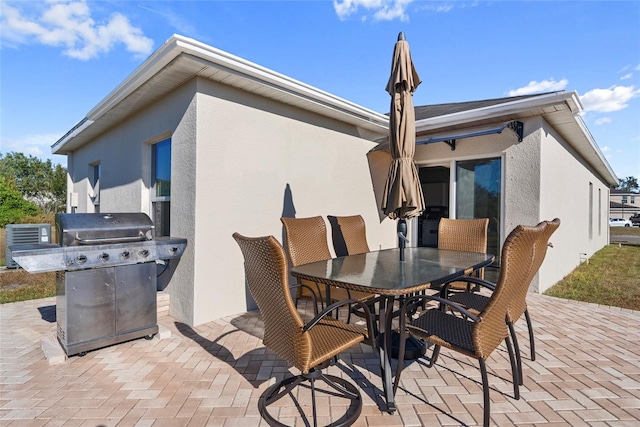 view of patio / terrace with grilling area