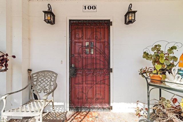 view of entrance to property