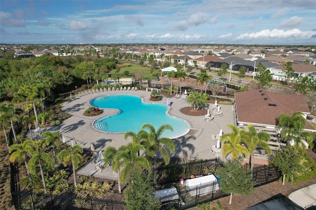 view of pool