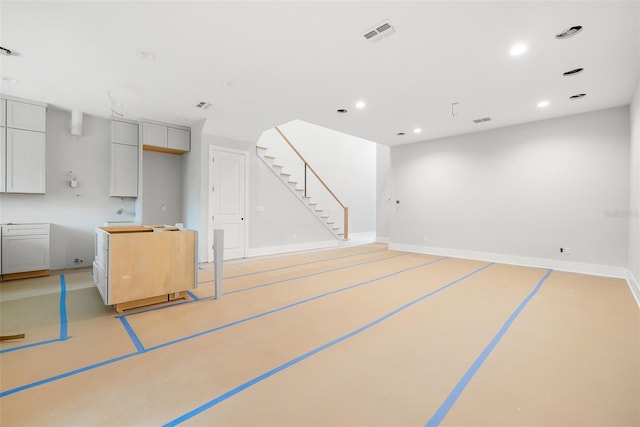 view of unfurnished living room