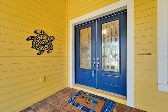 721 Manns Harbor Dr, Apollo Beach, FL 33572 - entrance to property with french doors