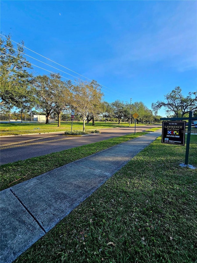 view of road