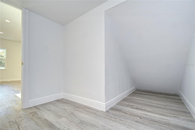 empty room featuring light hardwood / wood-style floors