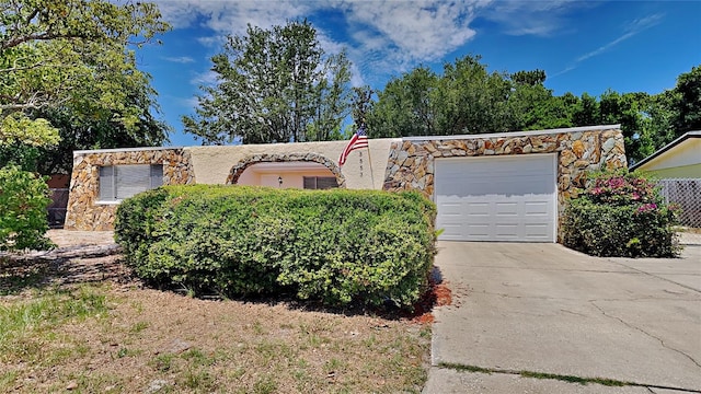 view of ranch-style home