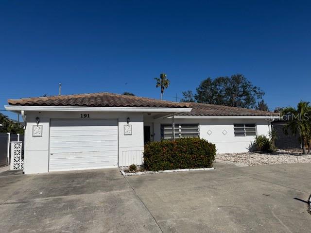 ranch-style house with a garage