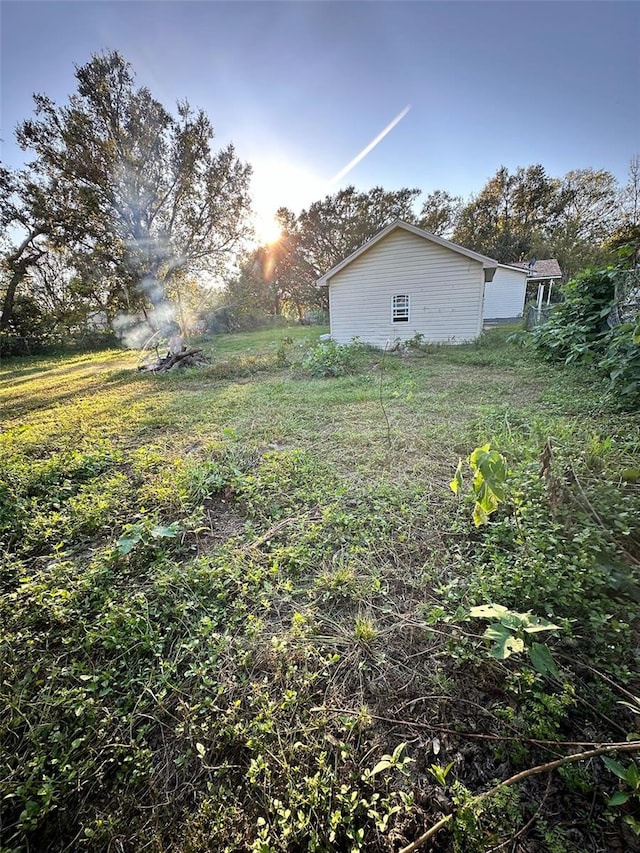 view of yard