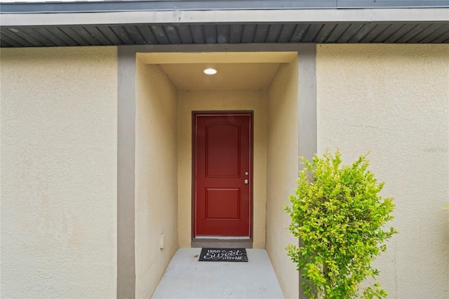 view of entrance to property