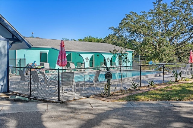 view of pool