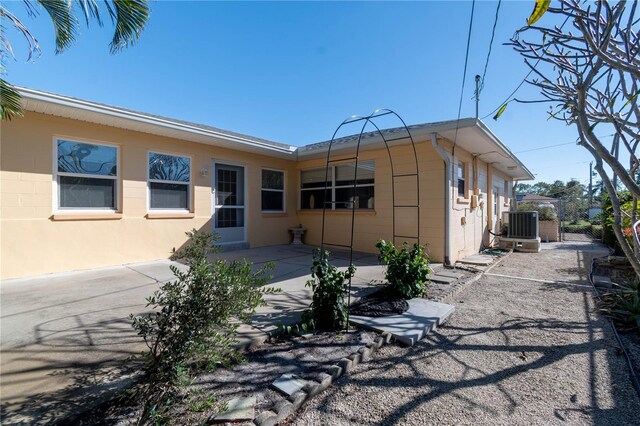 exterior space with a patio