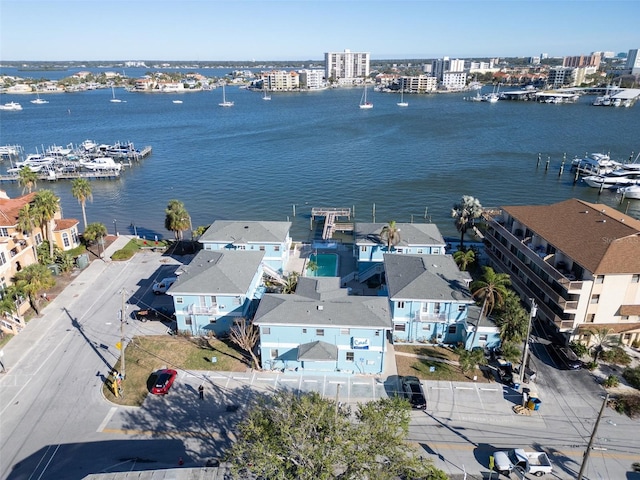 483 E Shore Dr Unit D4, Clearwater Beach, FL 33767 - drone / aerial view of a large body of water