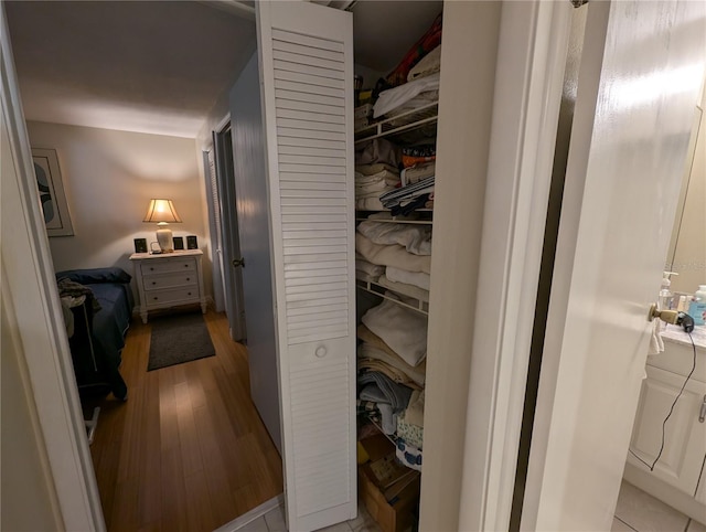 view of closet