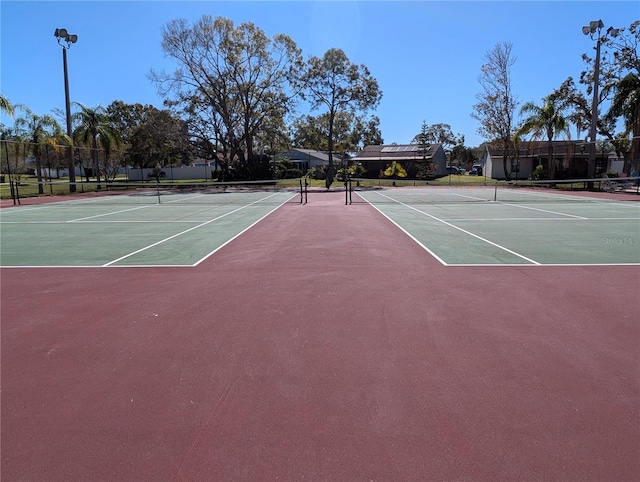 view of sport court with basketball court