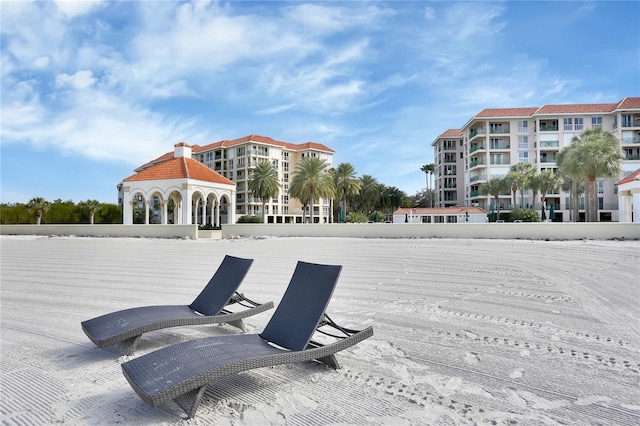 surrounding community with a gazebo