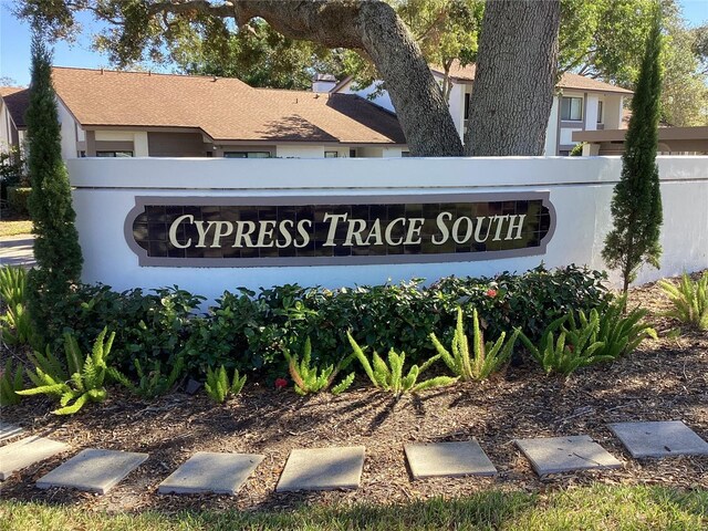 1808 Cypress Trace Dr Unit 1808, Safety Harbor, FL 34695 - view of community / neighborhood sign