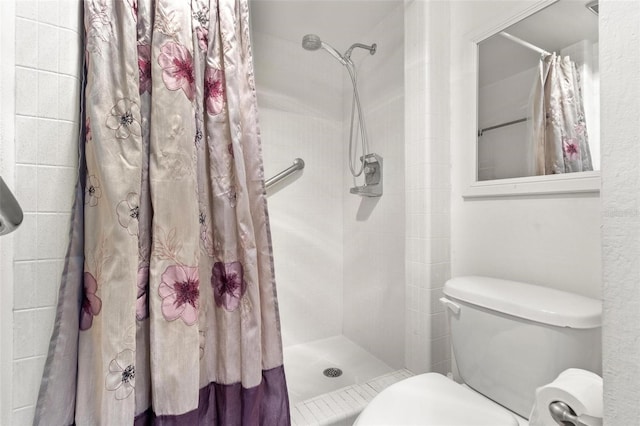 2650 Pearce Dr Unit 403, Clearwater, FL 33764 - bathroom featuring a tile shower and toilet