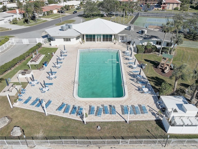 view of pool