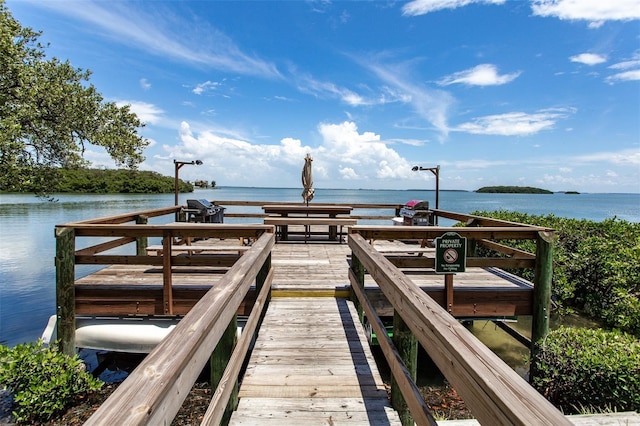 1515 Pinellas Bayway S Unit 35, Tierra Verde, FL 33715 - dock with a water view