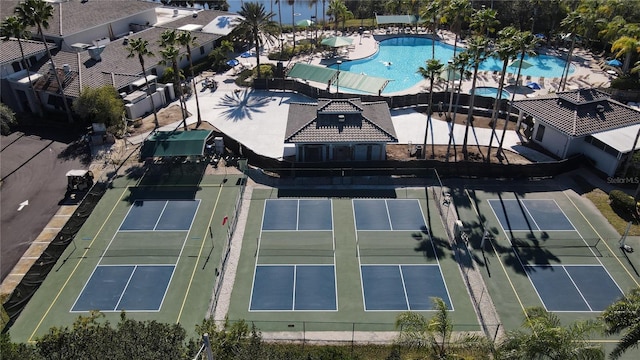 2122 Hereford Dr Unit 511, Sun City Center, FL 33573 - aerial view of a pool