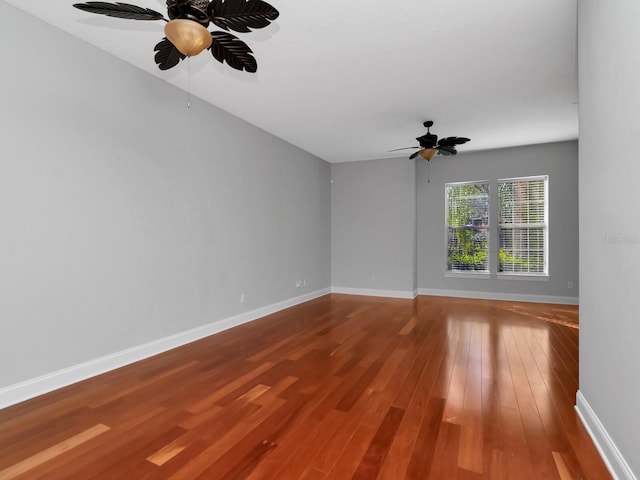 unfurnished room featuring hardwood / wood-style floors