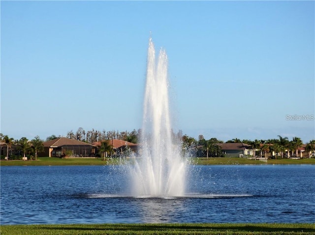 view of water feature