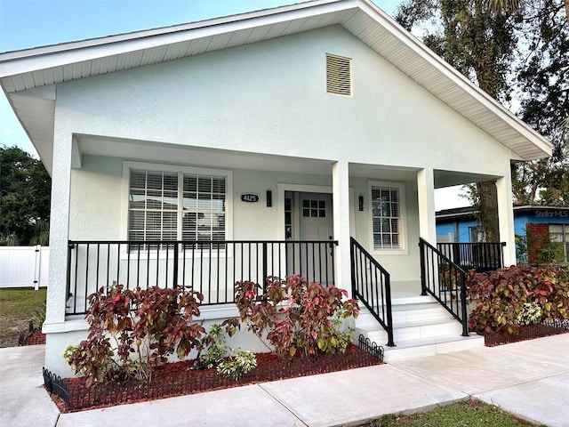 view of front of home