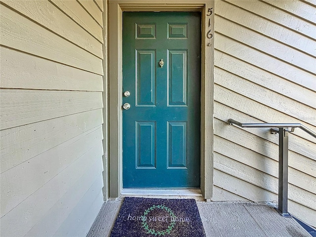 view of entrance to property