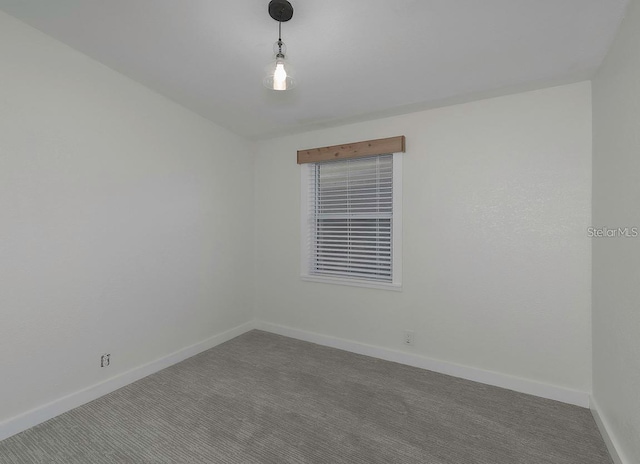 unfurnished room with carpet