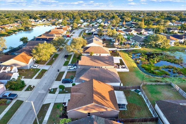 12612 Midpointe Dr, Riverview, FL 33579 - aerial view of residential area with a large body of water