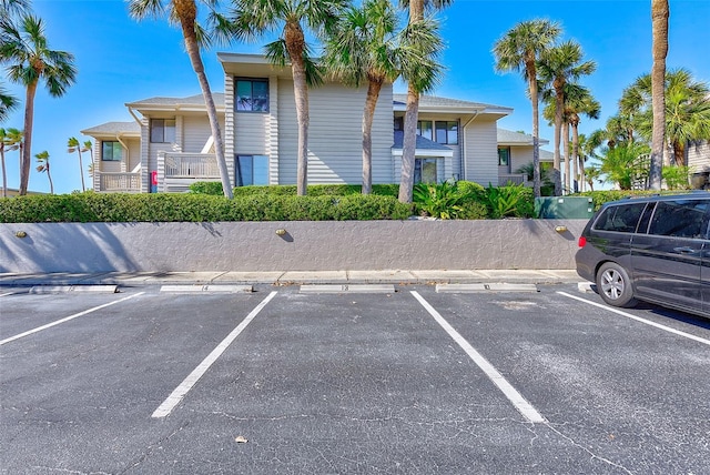 exterior space featuring uncovered parking