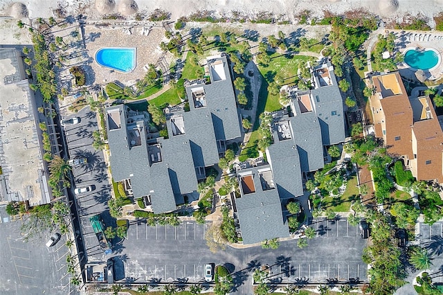 bird's eye view featuring a residential view