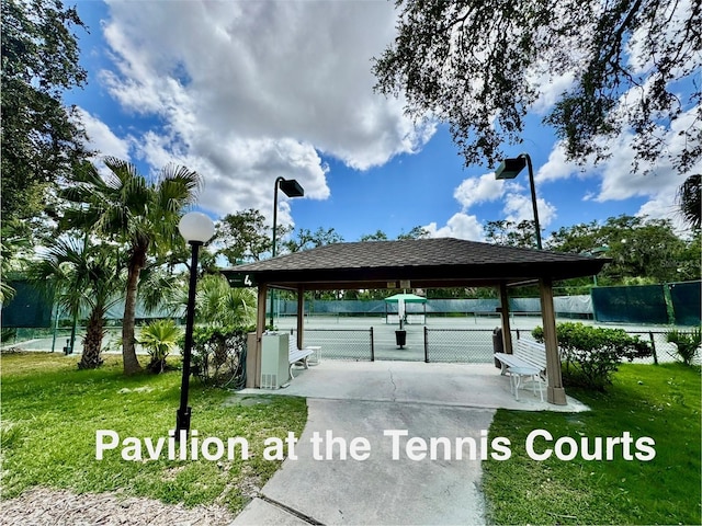 4452 Weybridge St Unit 74, Sarasota, FL 34235 - surrounding community featuring a gazebo, driveway, and a carport