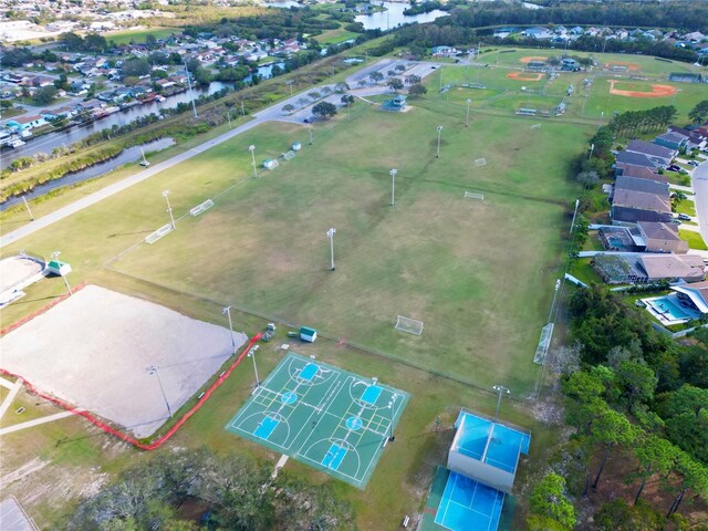 2012 Fern Ridge Ct, Holiday, FL 34691 - aerial view of property and surrounding area featuring a nearby body of water
