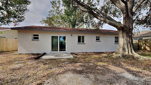 view of rear view of property