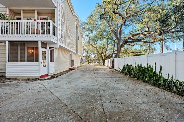 view of side of home