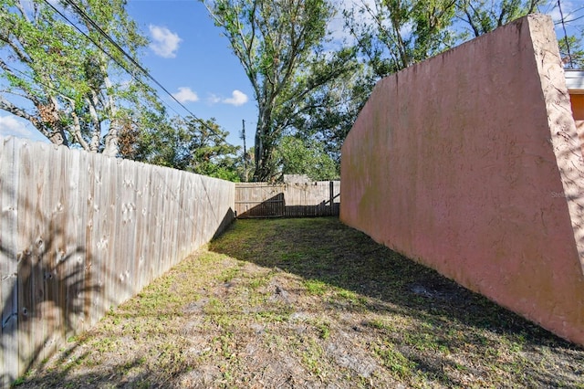 view of yard