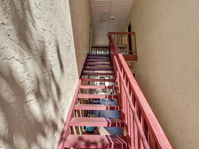 view of staircase