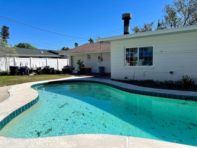 view of pool