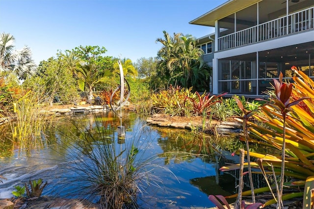 view of water feature