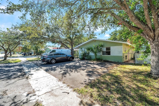 view of ranch-style home