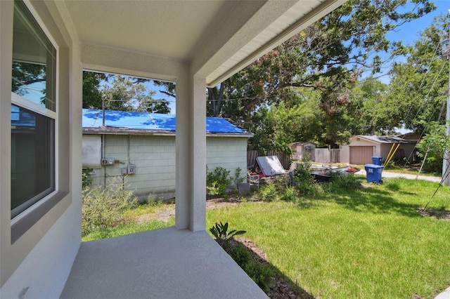 2735 36th Ave N, Saint Petersburg, FL 33713 - view of green lawn featuring a patio
