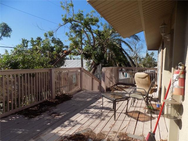 view of deck