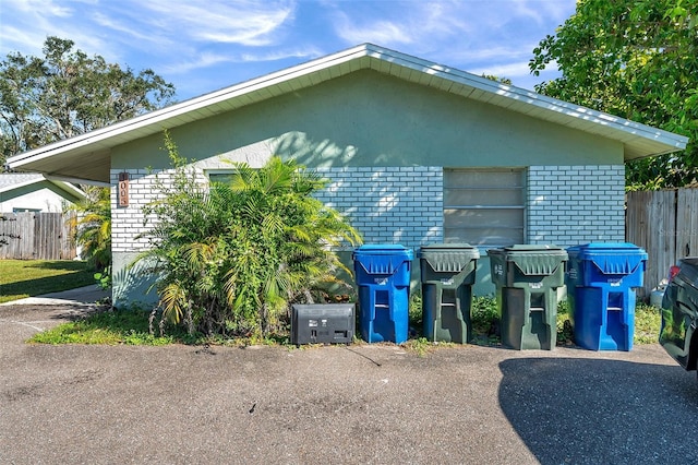 view of property exterior