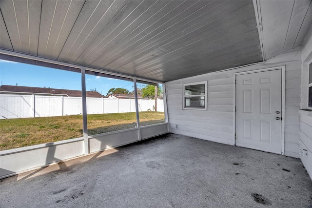 6598 26th St N, Saint Petersburg, FL 33702 - unfurnished sunroom with lofted ceiling