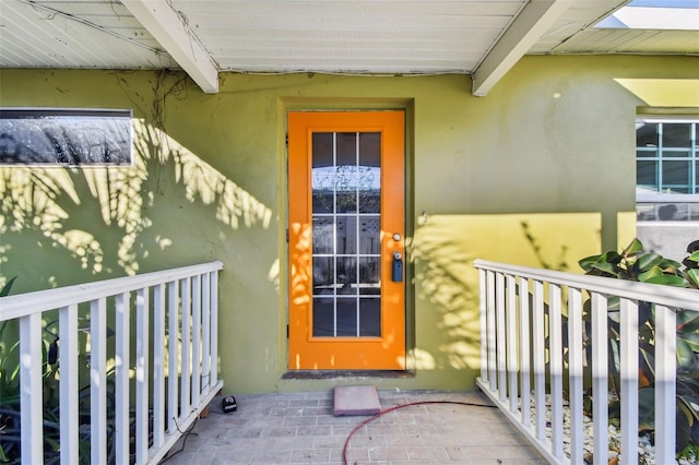 view of entrance to property