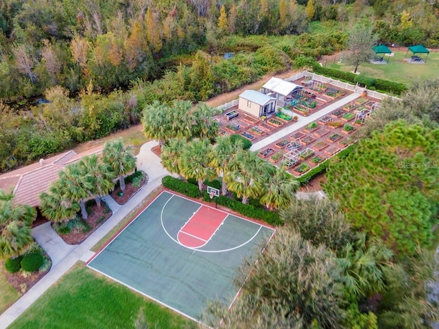 view of sport court