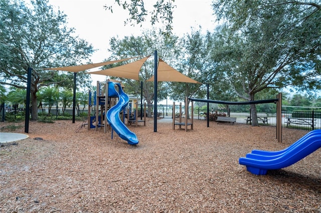 view of play area