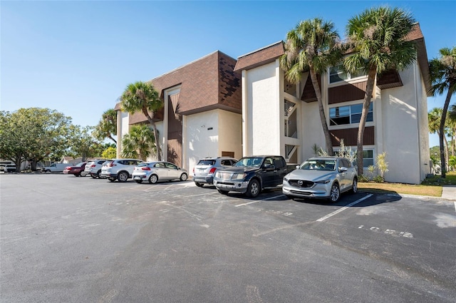 view of parking / parking lot