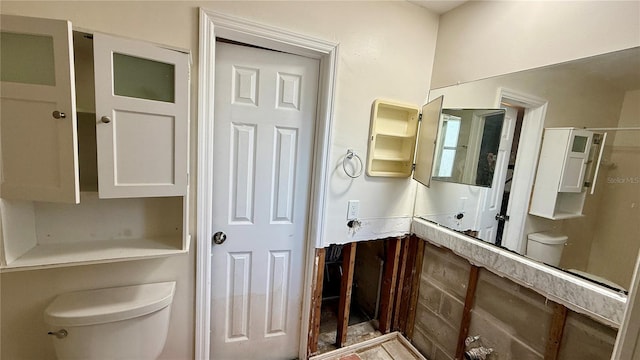 bathroom with toilet